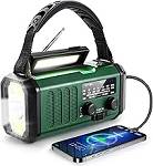 Wind-Up or Solar-Powered Emergency Radio