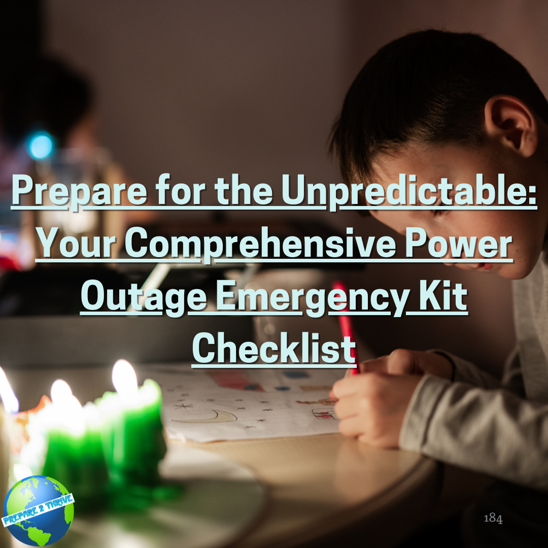 Prepare For The Unpredictable Your Comprehensive Power Outage